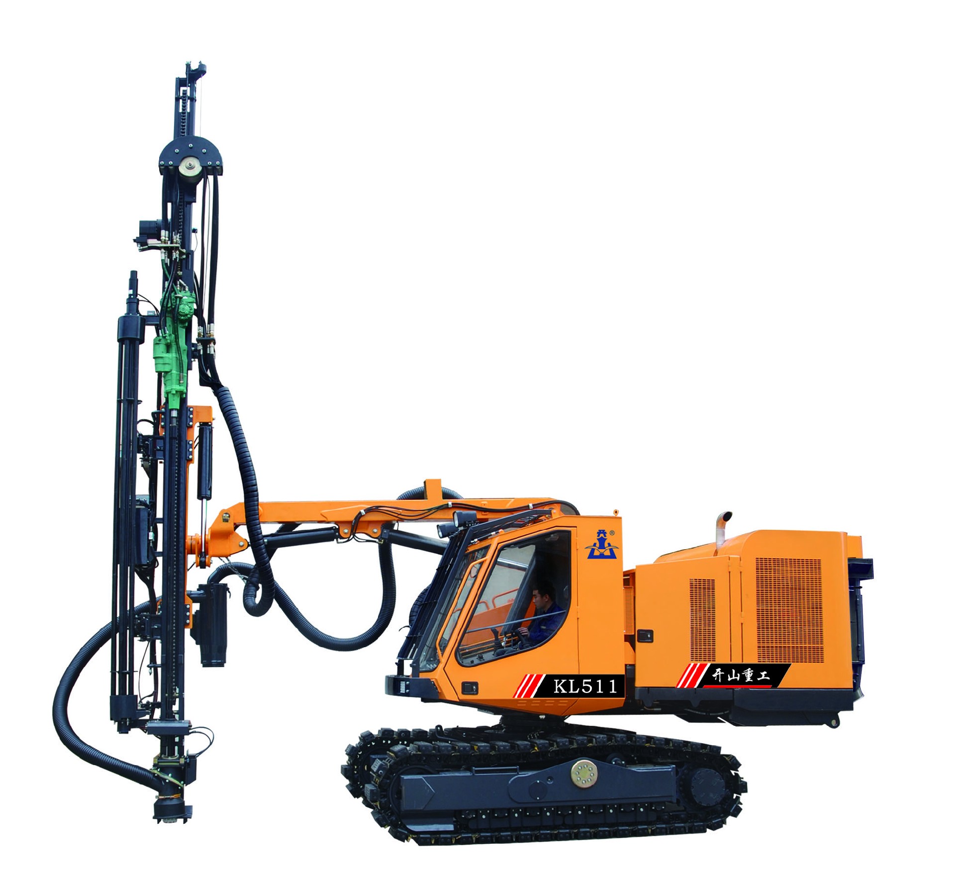 KAISHAN KT5C KT7C KT9C DTH Type Surface Borehole Drilling Rig With Air Compressor