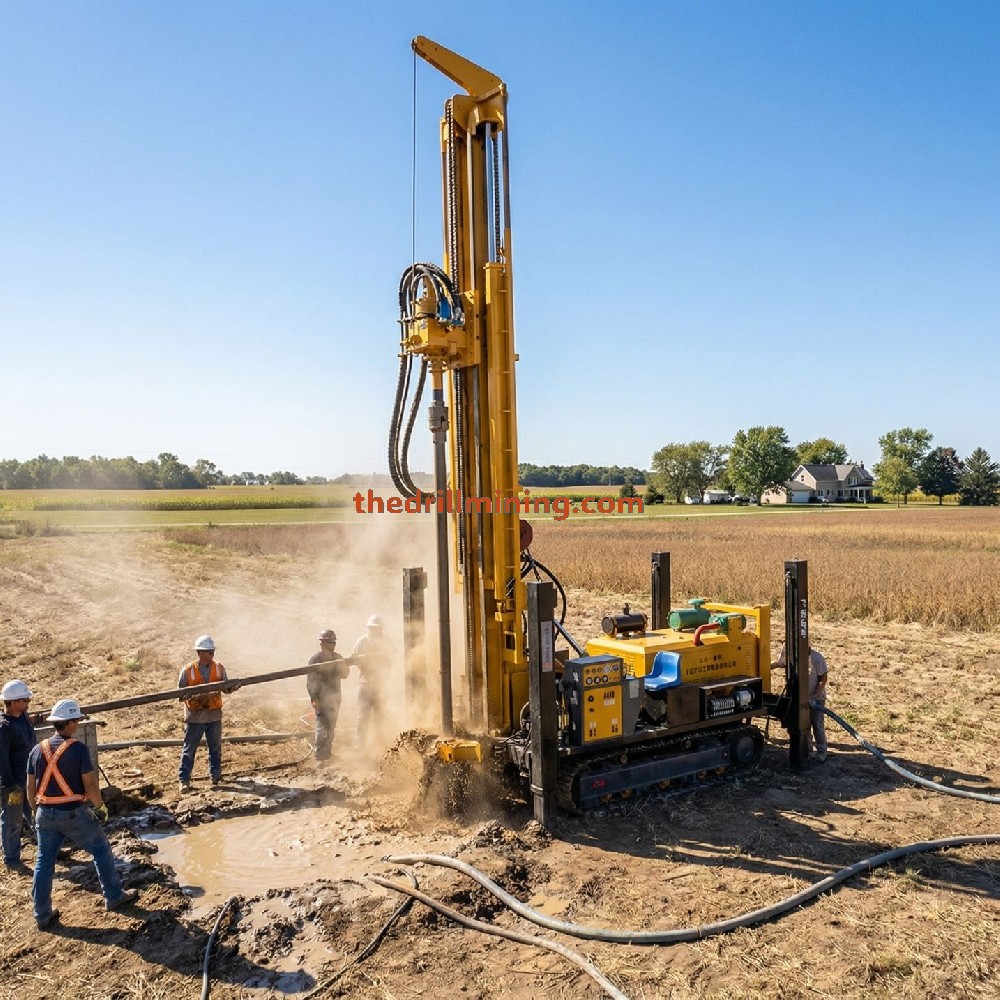 KS450/KS500 Crawler Deep Water Well Drilling Rigs | 450-500m Depth