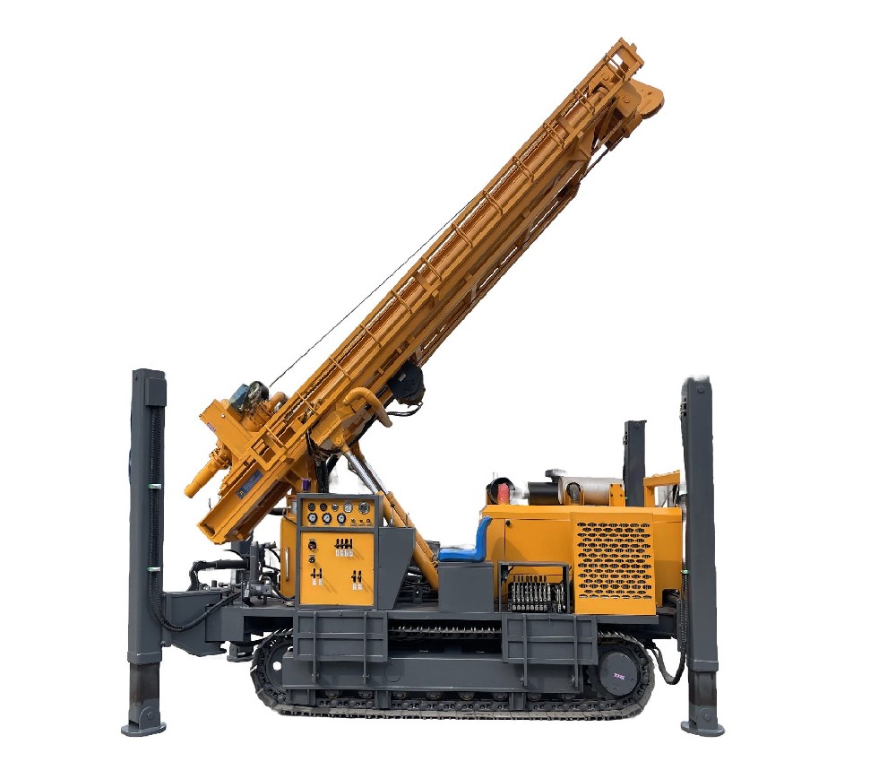 FX800 Appareil de Forage de Puits d'Eau sur Chenilles Multifonctionnel